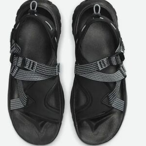 Nike Black and Gray Outdoor Sport Sandals
